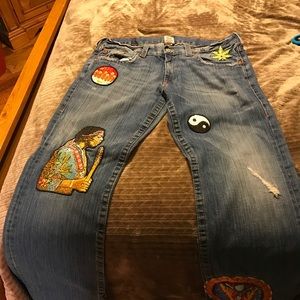 Rare true religion Jimi Hendrix society club jeans